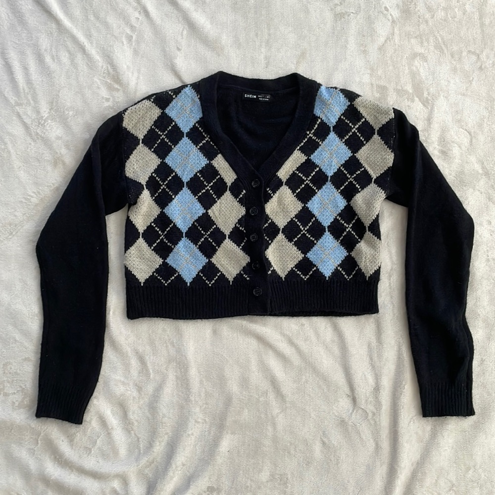 Shein cropped cardigan